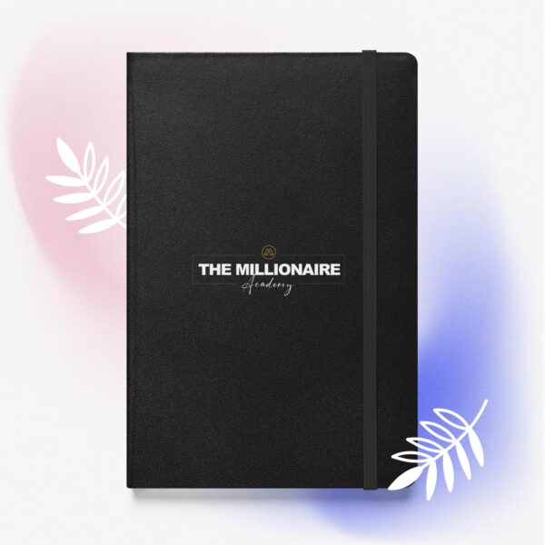 The Millionaire Academy Hardcover bound notebook