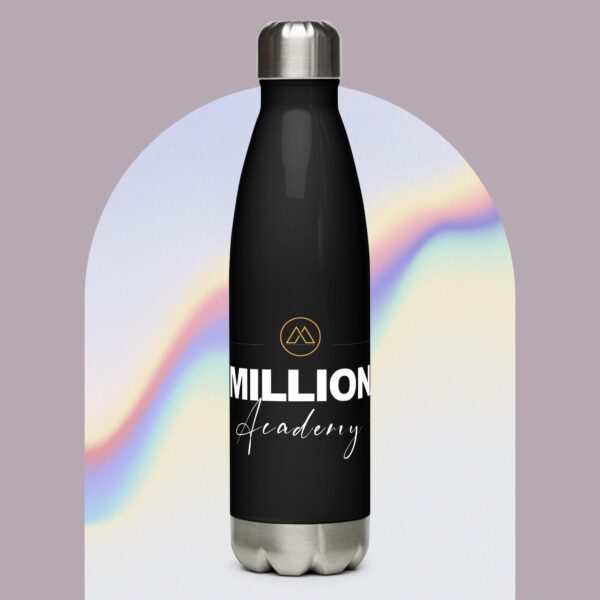 The Millionaire Academy Stainless steel water bottle